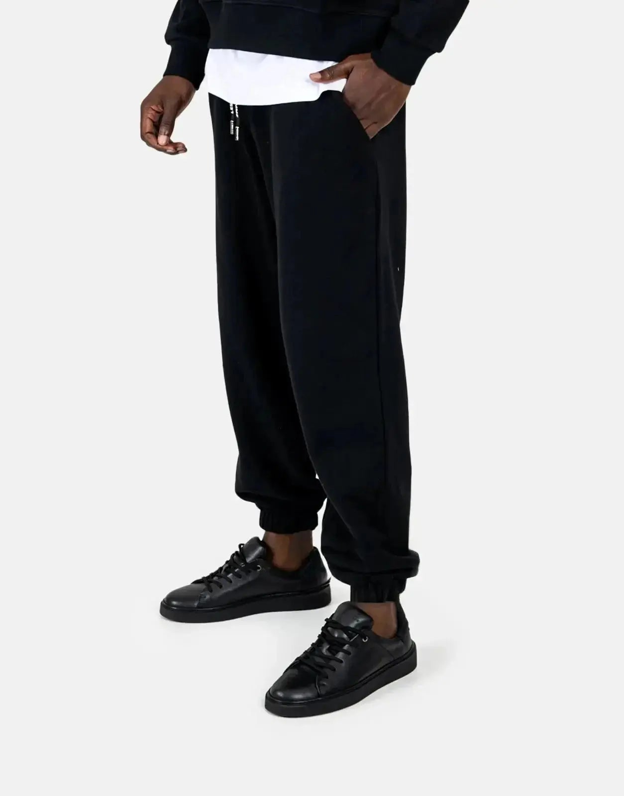 Les Hommes Black Sweatpants - Subwear