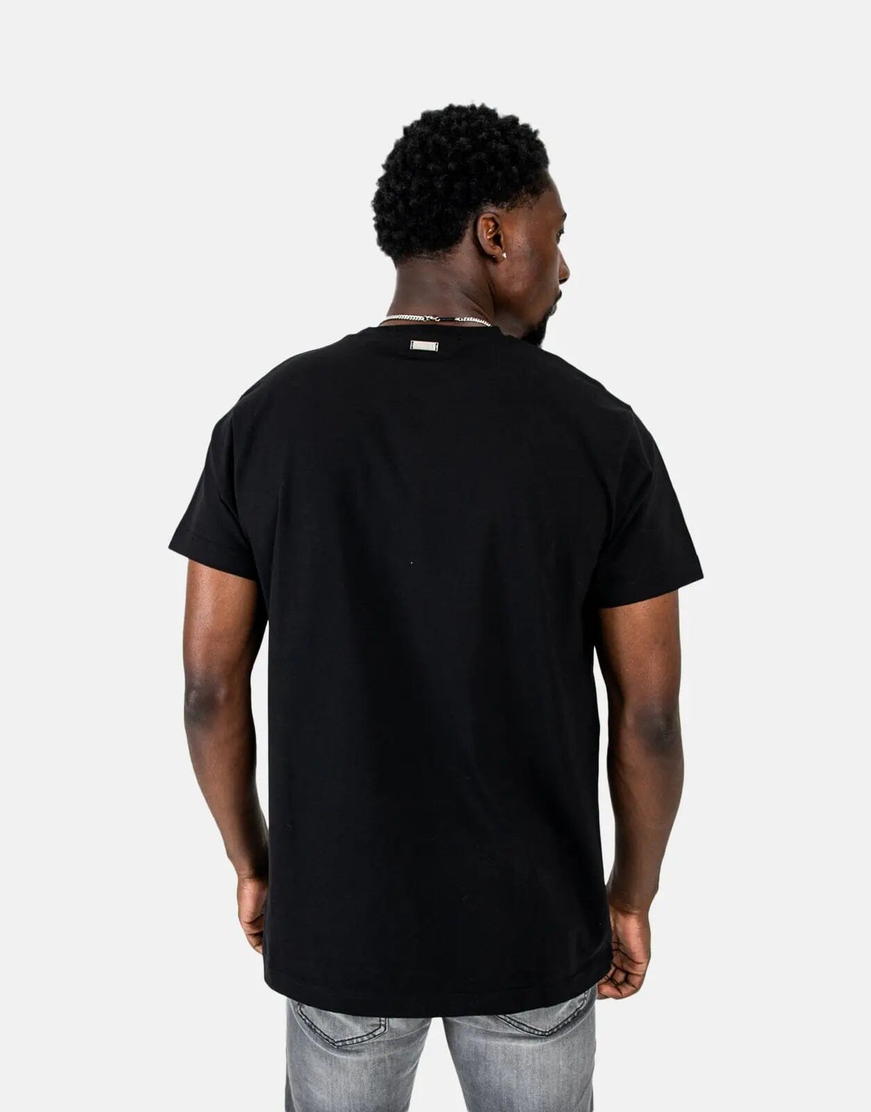 Les Hommes Centre Print Black T-Shirt - Subwear