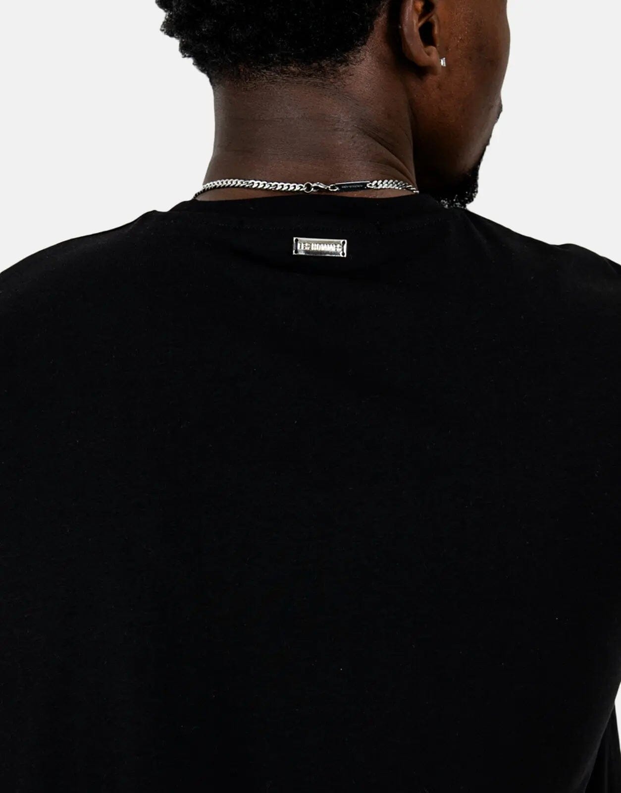 Les Hommes Centre Print Black T-Shirt - Subwear