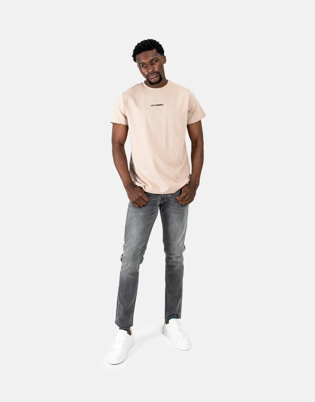 Les Hommes Centre Print Stone T-Shirt - Subwear