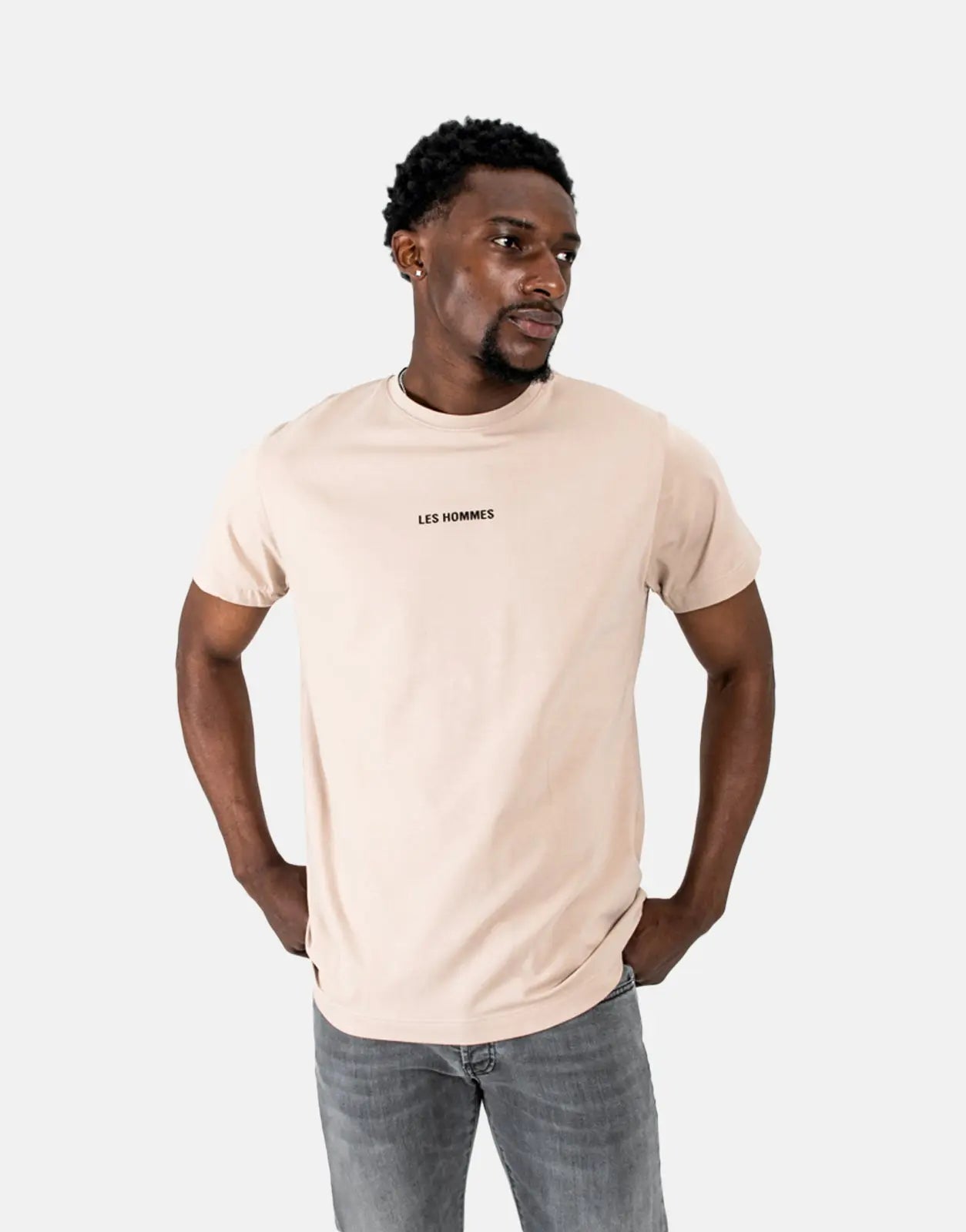 Les Hommes Centre Print Stone T-Shirt - Subwear