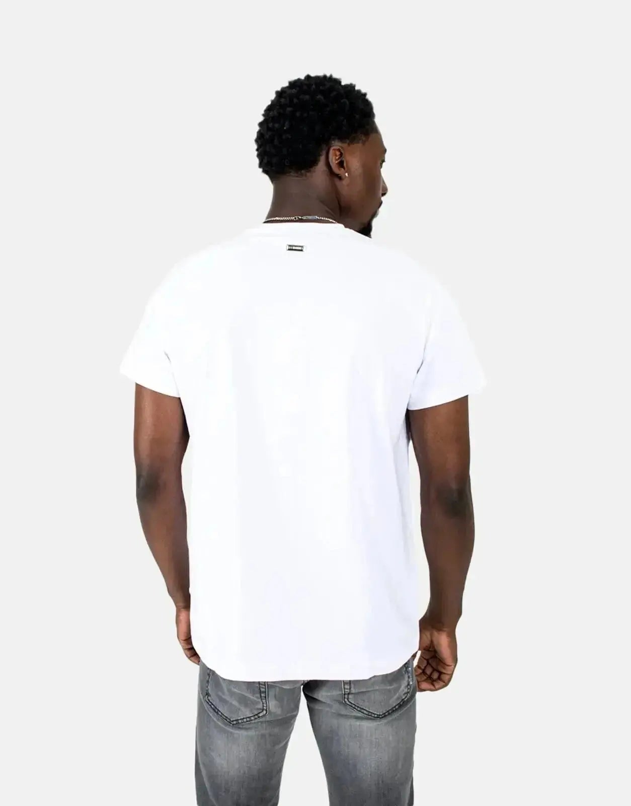 Les Hommes Centre Print White T-Shirt - Subwear