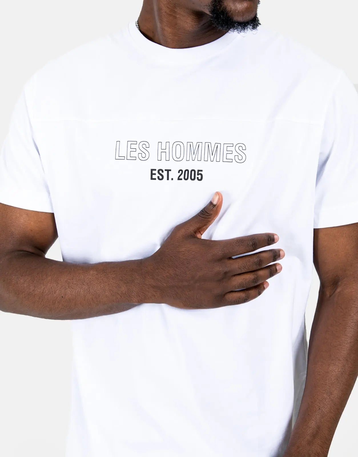 Les Hommes Est 2005 White T-Shirt - Subwear