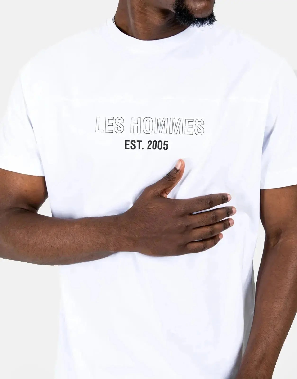 Les Hommes Est 2005 White T-Shirt - Subwear