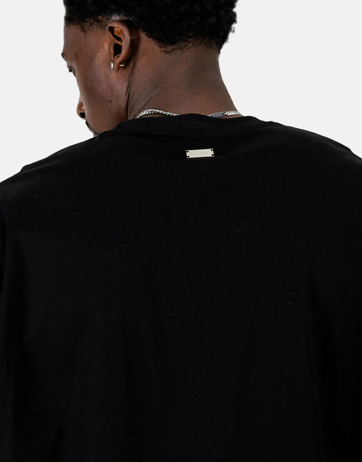 Les Hommes Shadow Graphic Black T-Shirt - Subwear