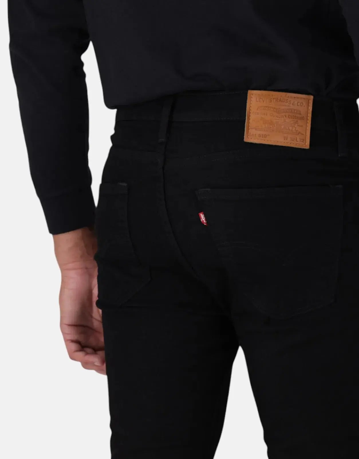 Levi's 510 Black Leaf Skinny Jeans - Subwear