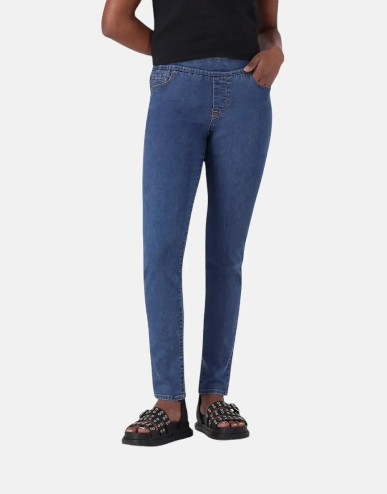 Levi's 720 Hirise Superskinny Mid Wash Jeans - Subwear