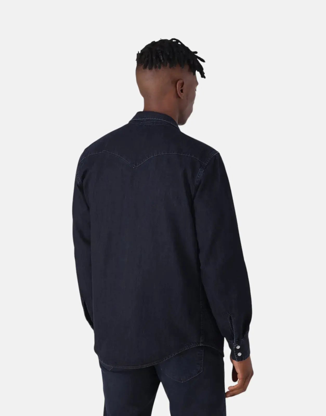 Levi's Classic Western Standard Blue Black Overdyed Shirt - Subwear