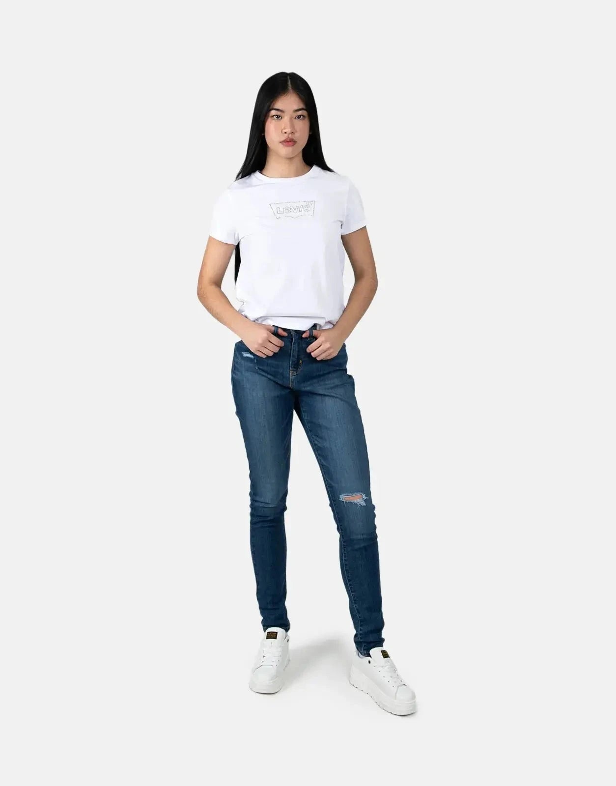 Levi's Curvy Hirise Super Skinny Back 2 Square One Jeans - Subwear