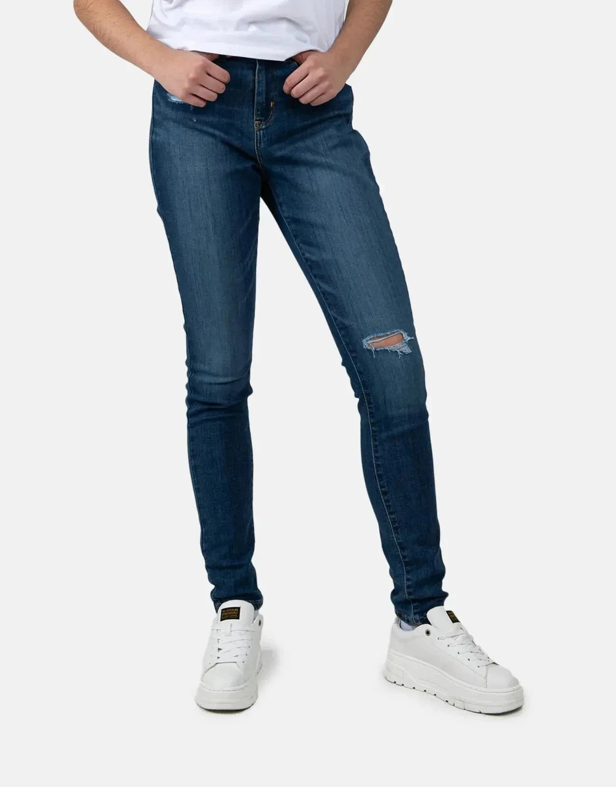 Levi's Curvy Hirise Super Skinny Back 2 Square One Jeans - Subwear