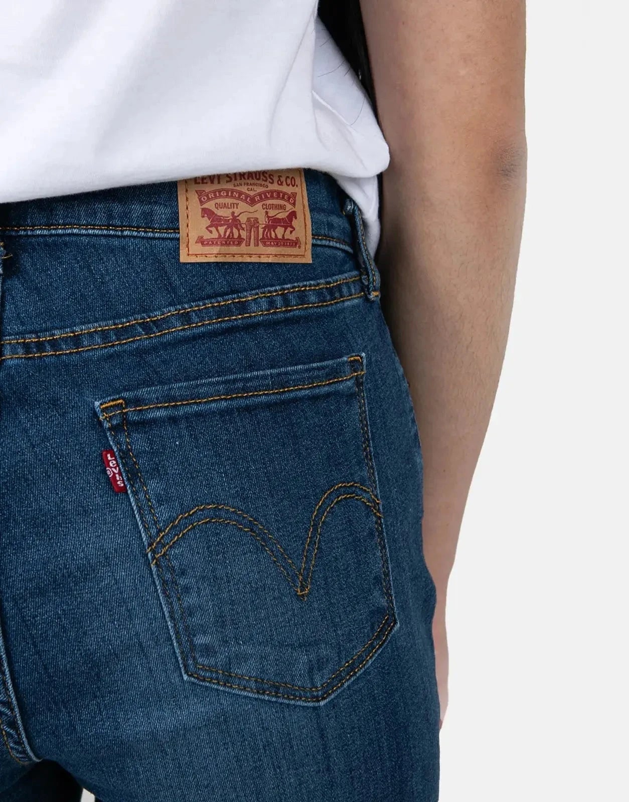 Levi's Curvy Hirise Super Skinny Back 2 Square One Jeans - Subwear