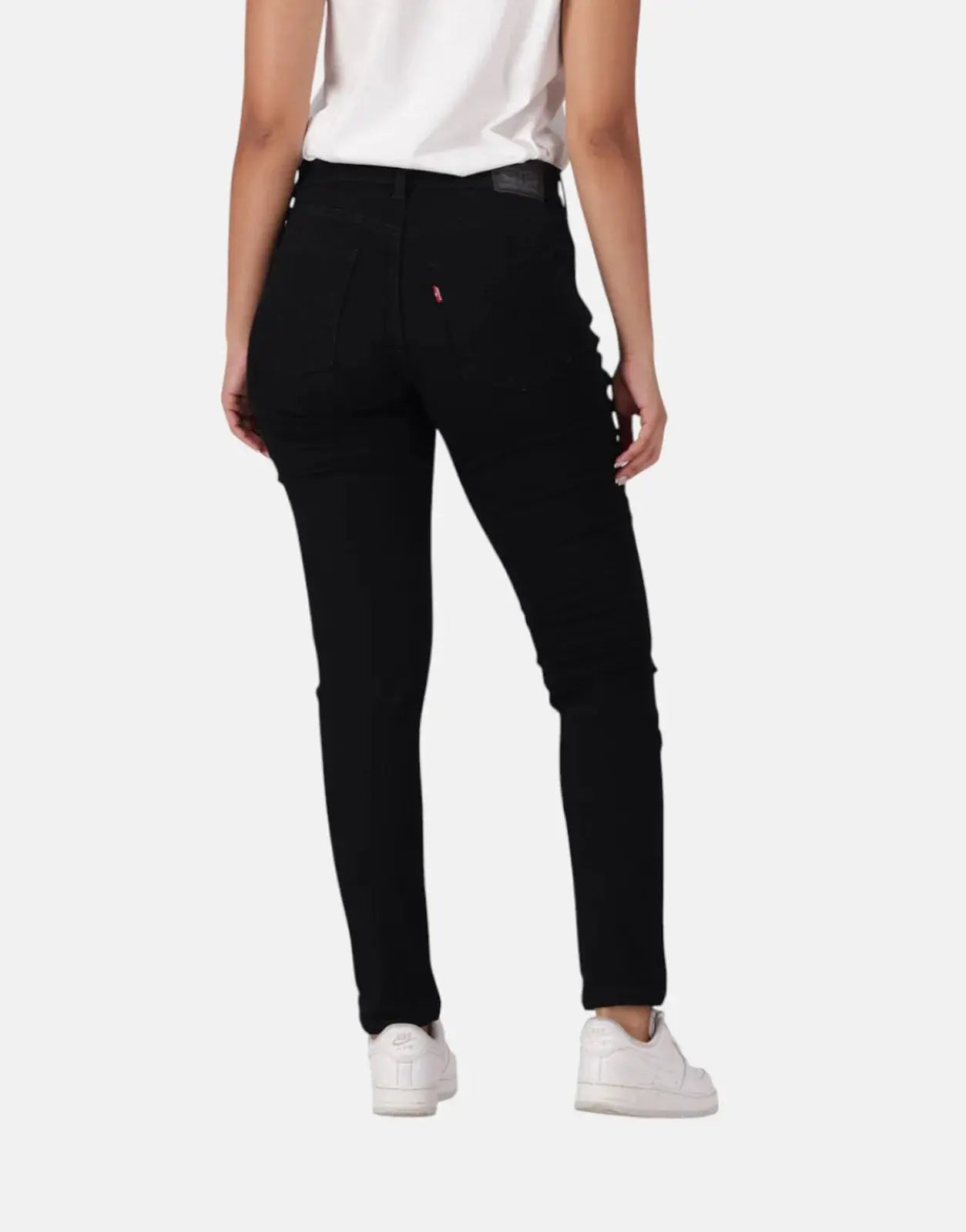 Levi's Curvy Hirise Super Skinny Black Saturation Jeans - Subwear