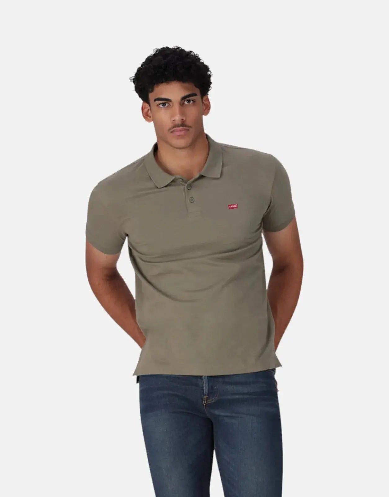 Levi's Housemark Deep Lichen Green Polo Shirt - Subwear