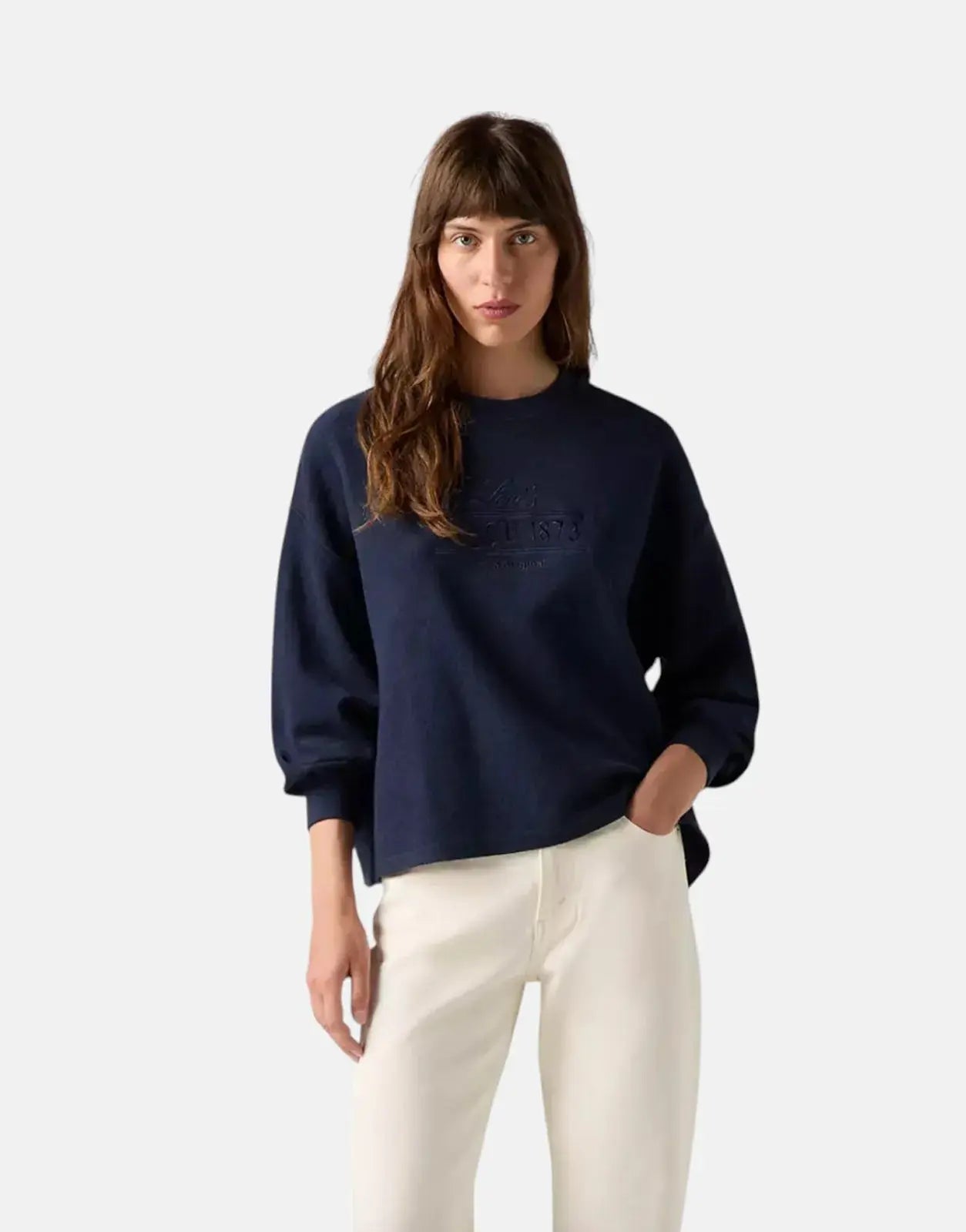 Levi's Leo Crew 2.0 Navy Sweatshirt - Subwear