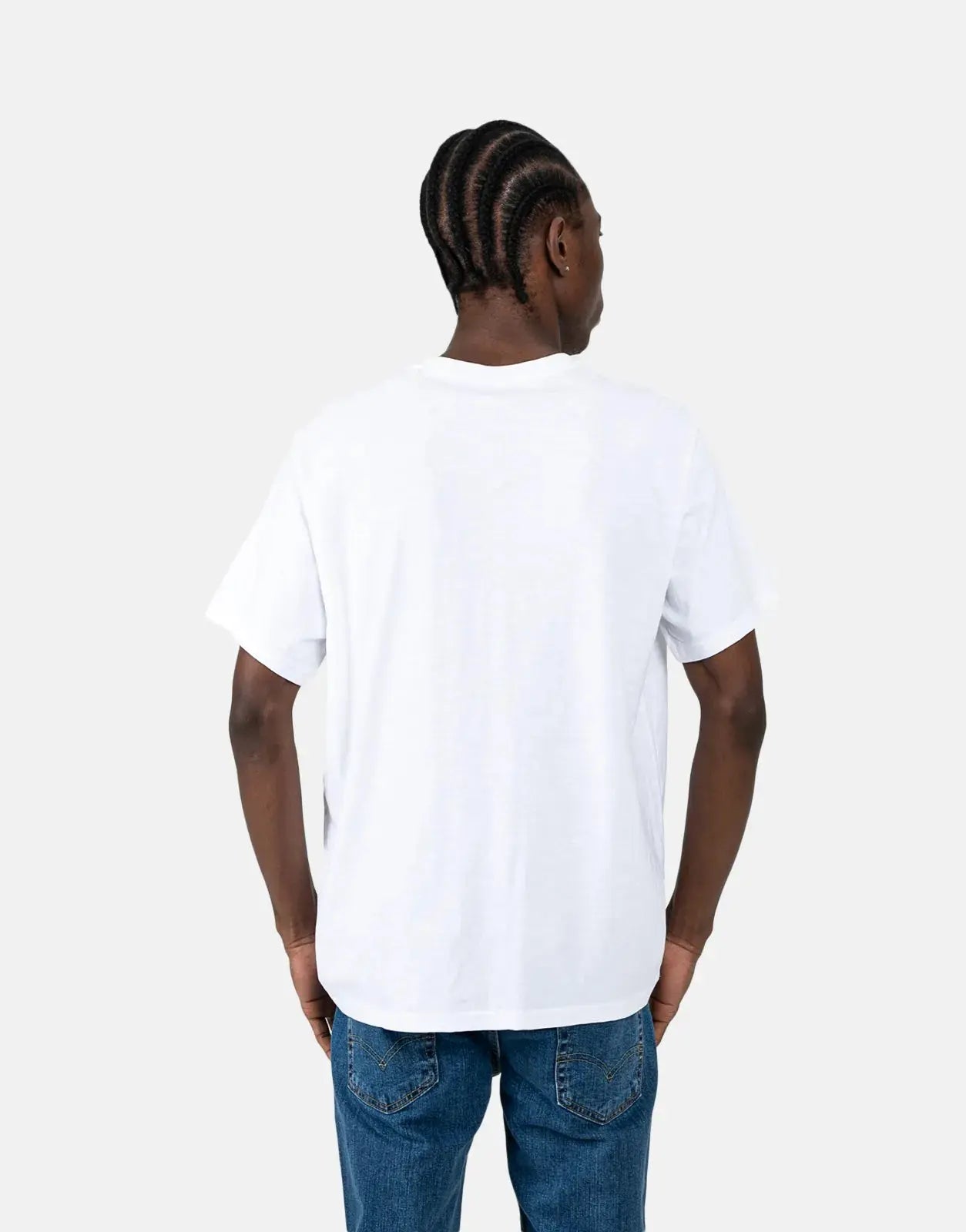 Levi's Relaxed Fit Rope Serif Logo White T-Shirt - Subwear