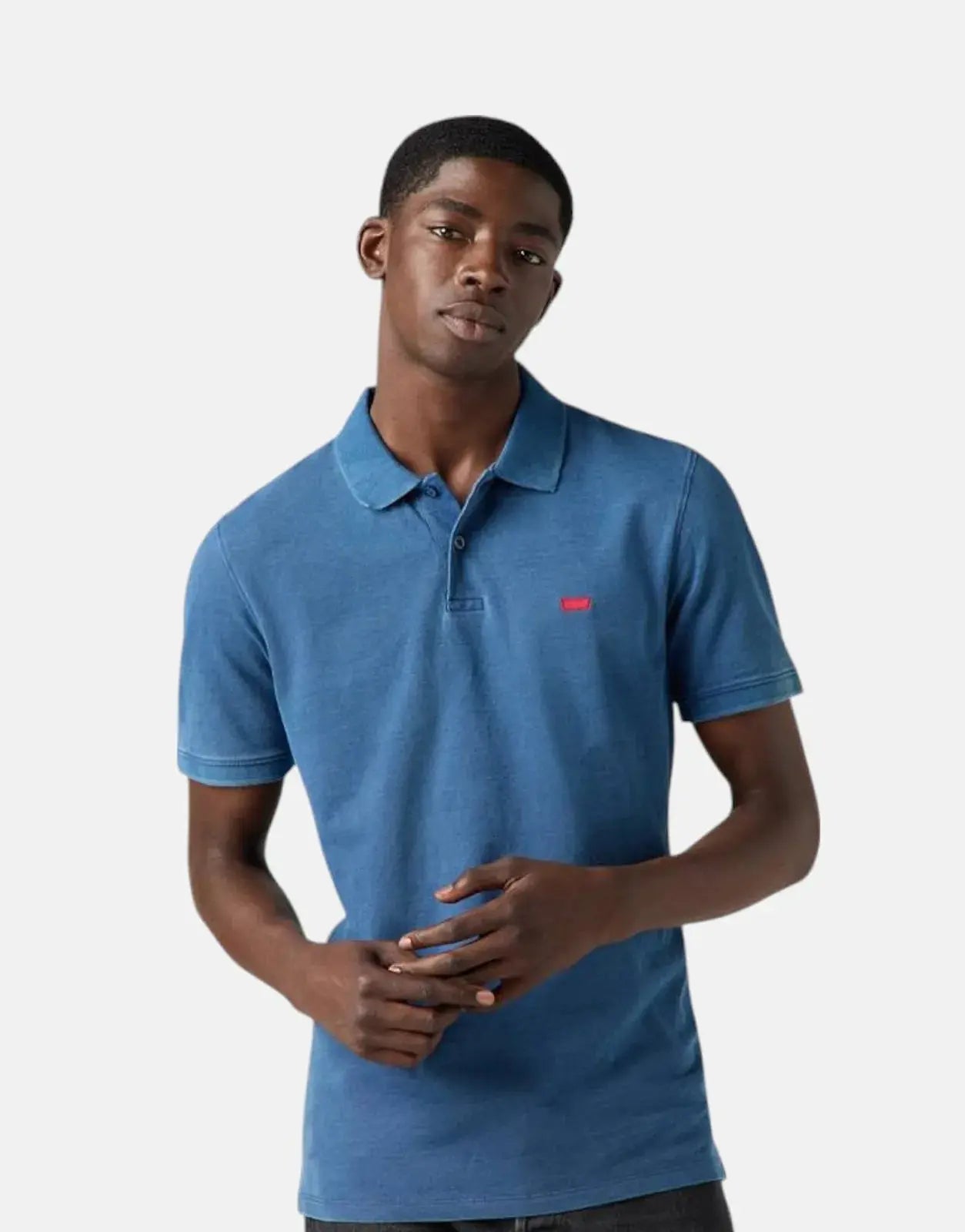 Levi's Slim Housemark Indigo Pique Polo Shirt - Subwear