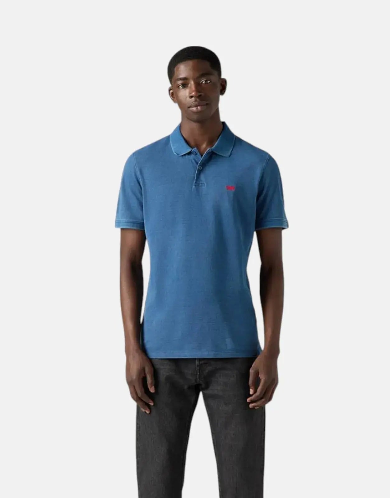 Levi's Slim Housemark Indigo Pique Polo Shirt - Subwear