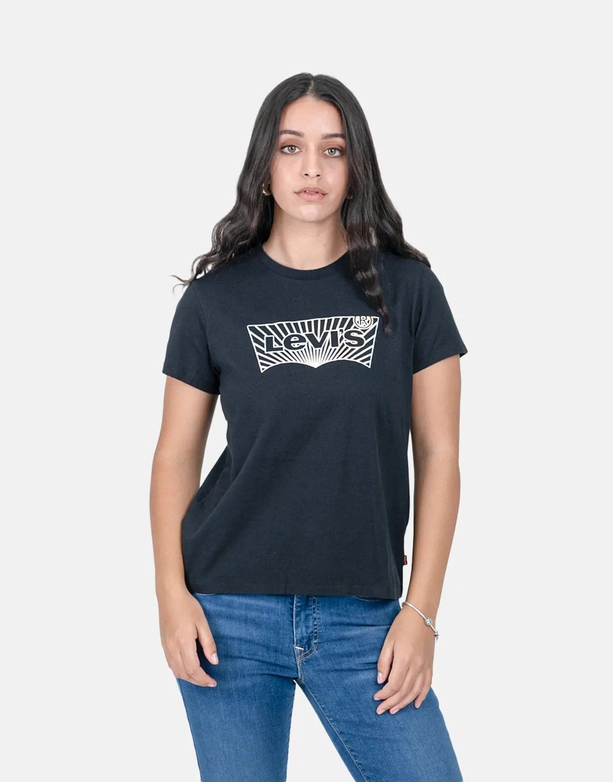 Levi's The Perfect Jet Black T-Shirt - Subwear