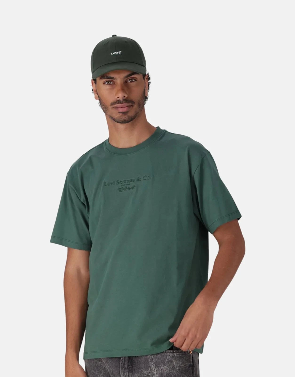 Levi's Vintage Fit Graphic Archival 2HP Green T-Shirt - Subwear