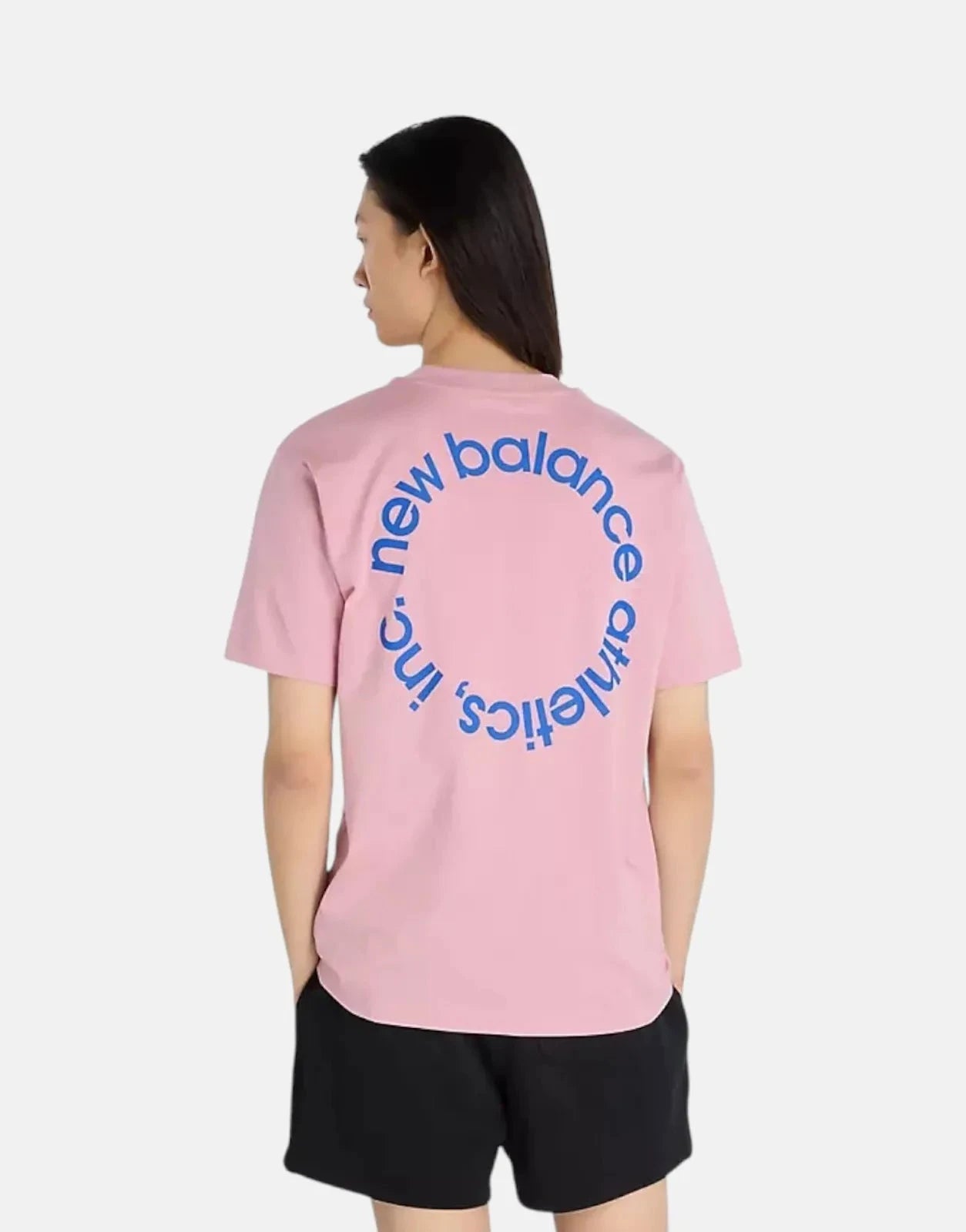 New Balance Circular Logo Pink Taffy T-Shirt - Subwear