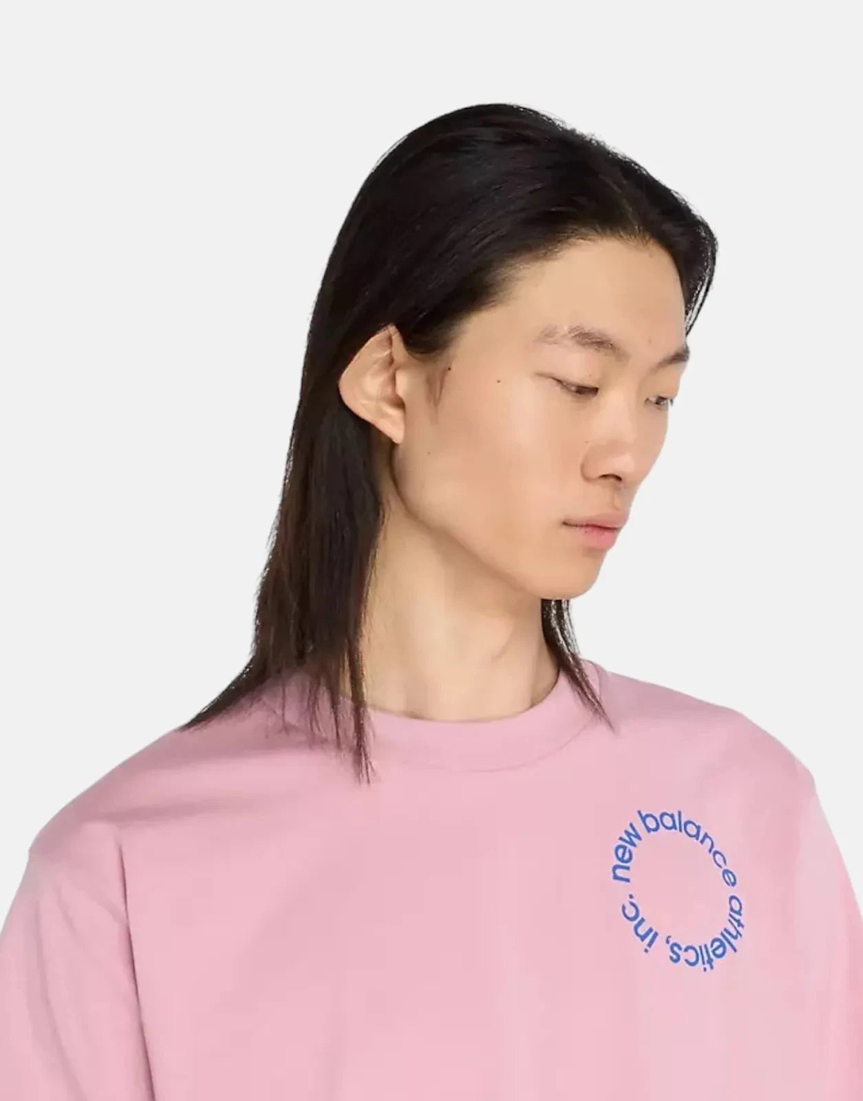 New Balance Circular Logo Pink Taffy T-Shirt - Subwear