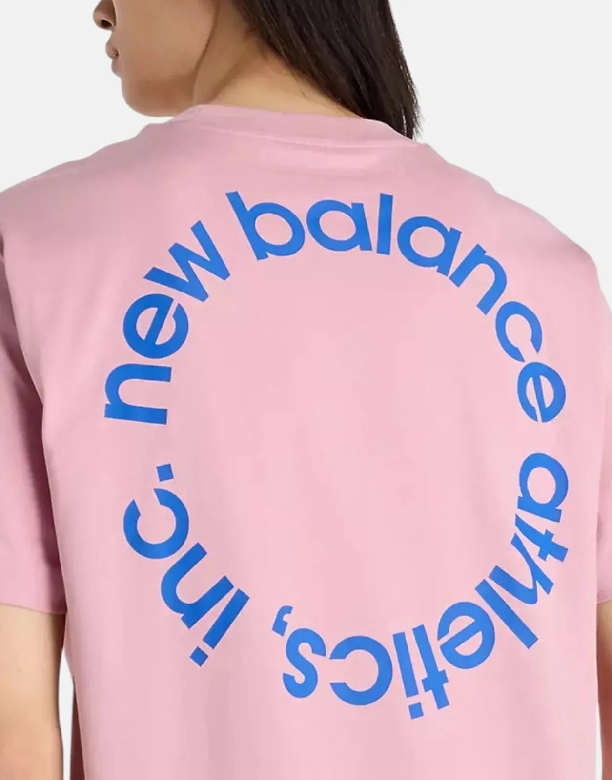 New Balance Circular Logo Pink Taffy T-Shirt - Subwear