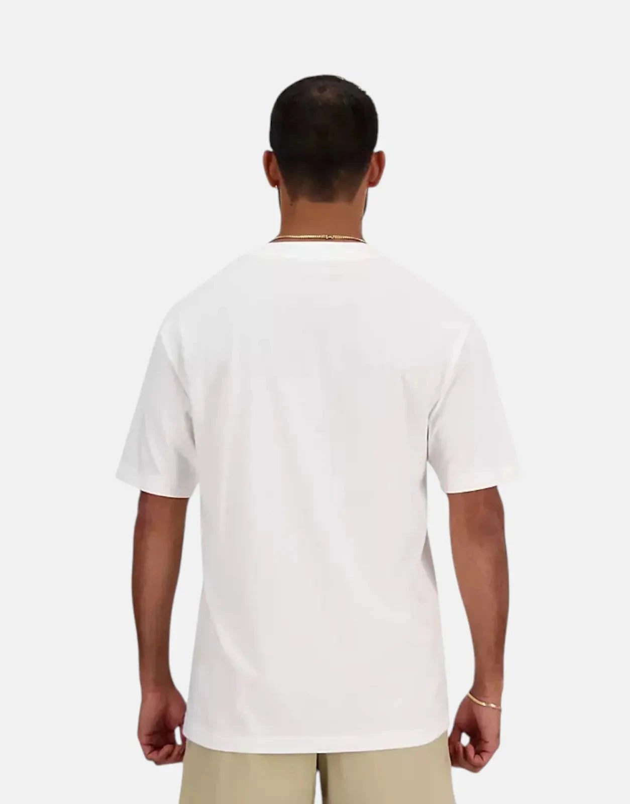 New Balance Sport Essentials Cotton White T-Shirt - Subwear