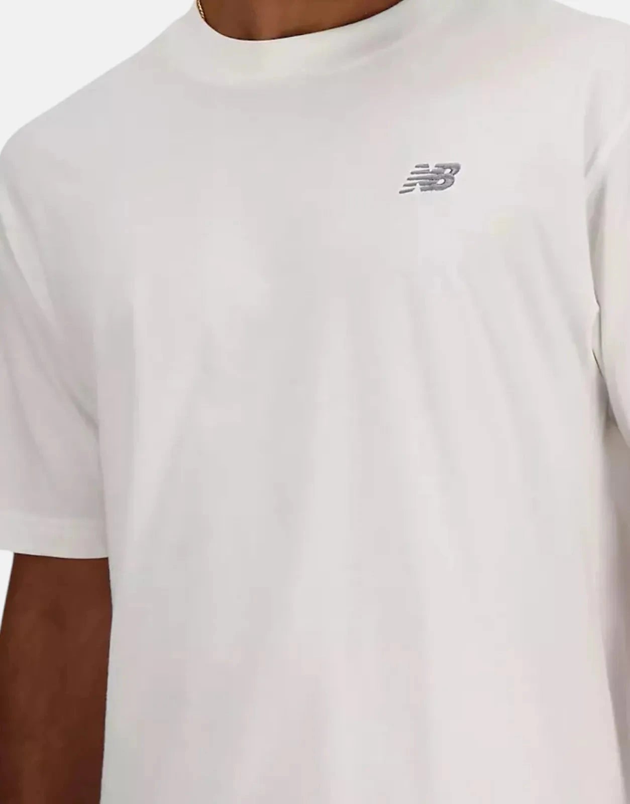 New Balance Sport Essentials Cotton White T-Shirt - Subwear