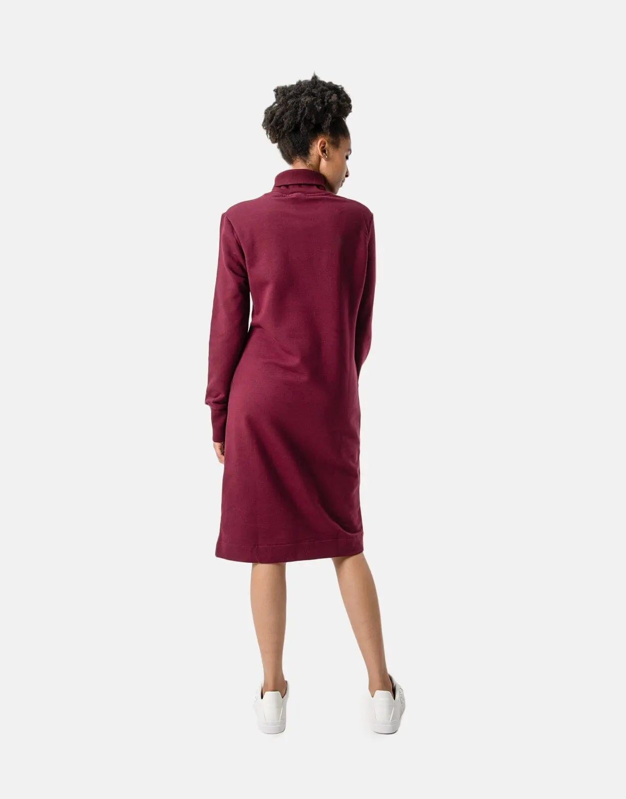 Polo Addison Sweater Dress Wine - Subwear