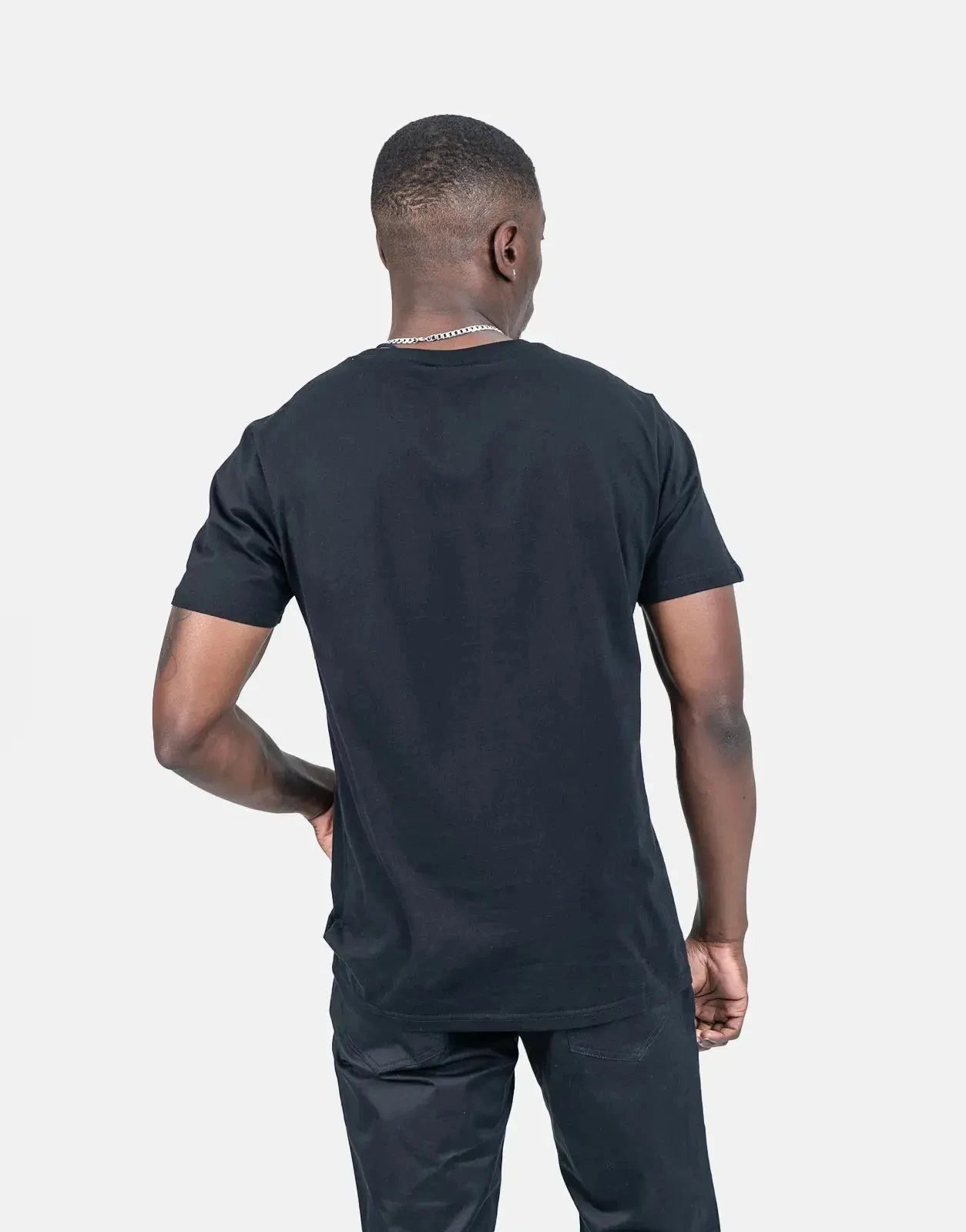 Polo Basic Crew Neck T-Shirt Black - Subwear