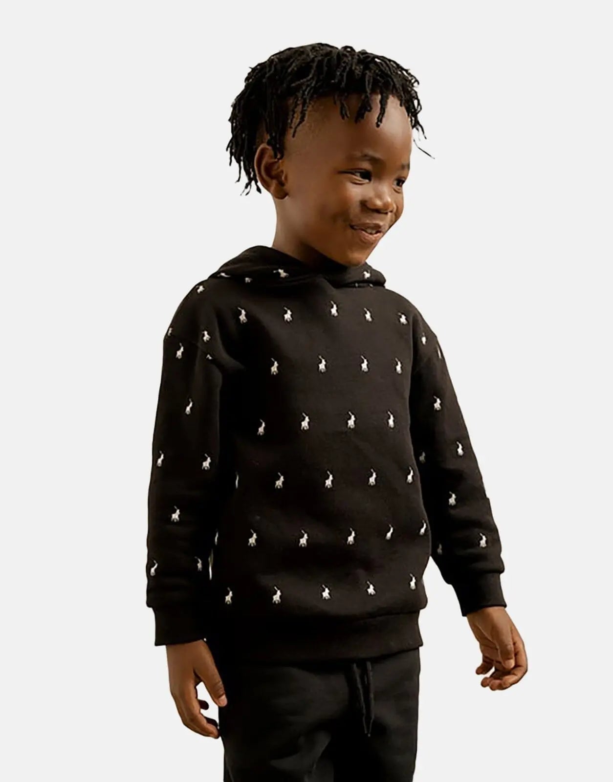 Polo Blake Monogram Black Hoody - Subwear