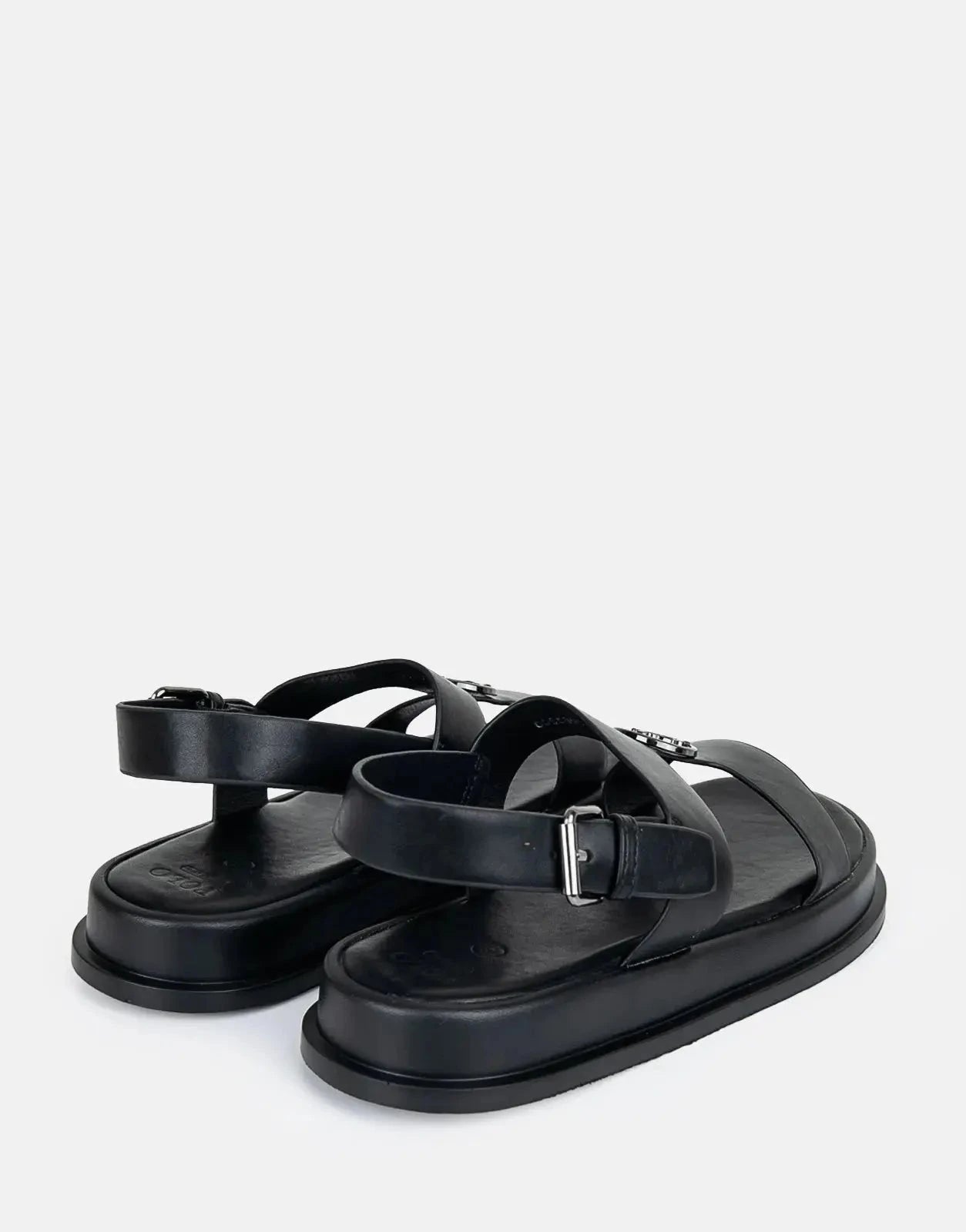 Polo Girls Moulded Trim Black Kids Sandal - Subwear