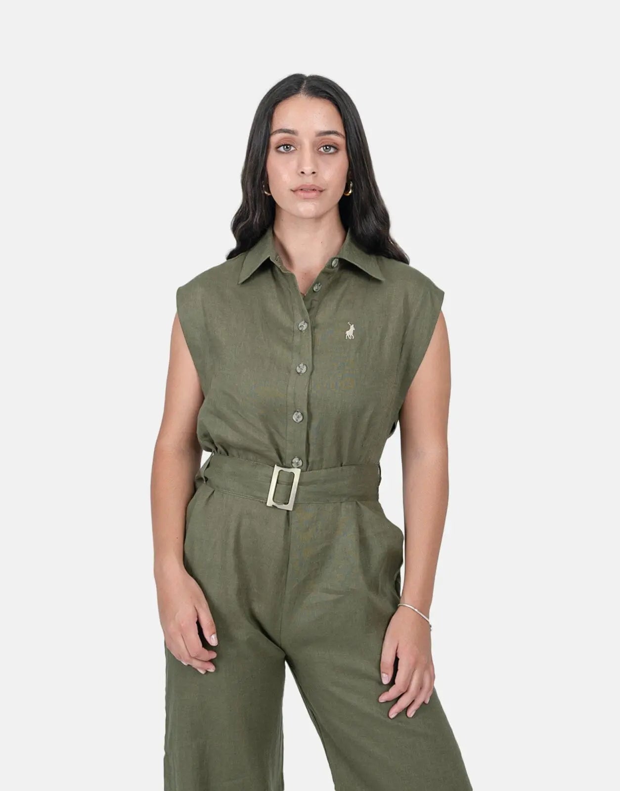 Polo Cally Olive Jumpsuit - Subwear