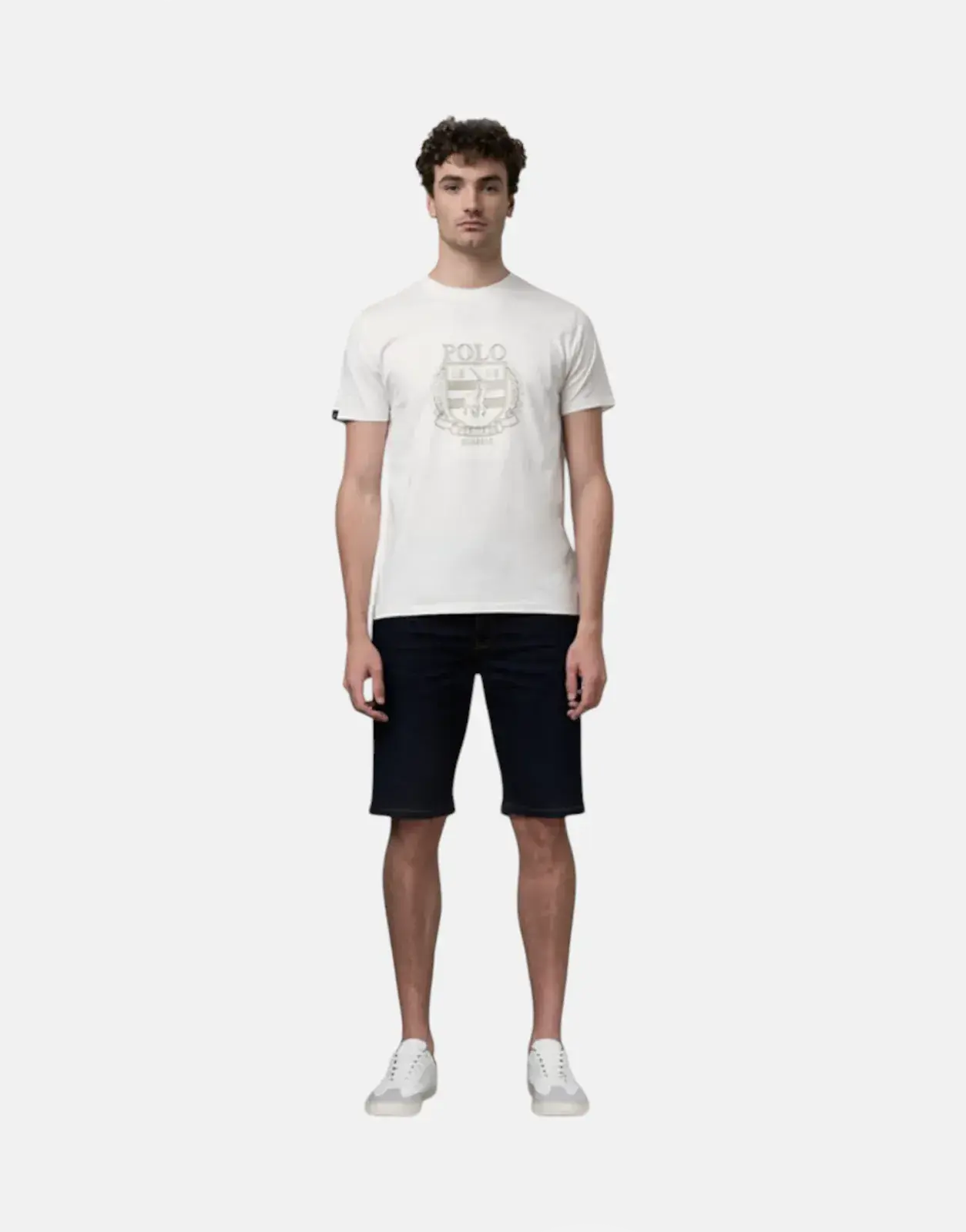 Polo Crest Embroidered White T-Shirt - Subwear