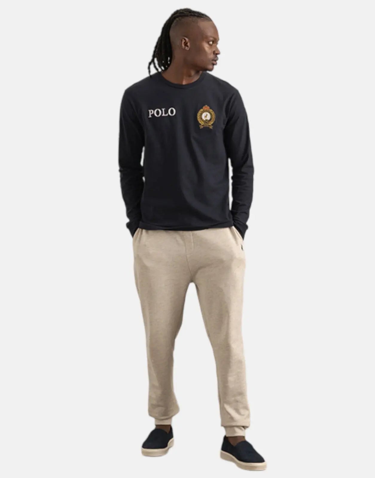 Polo Equestrian Long Sleeve Navy T-Shirt - Subwear