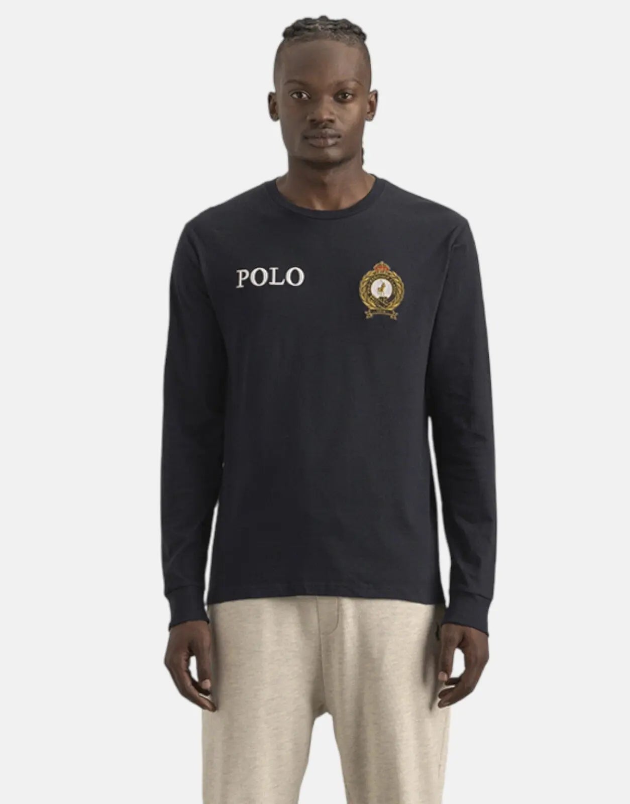 Polo Equestrian Long Sleeve Navy T-Shirt - Subwear