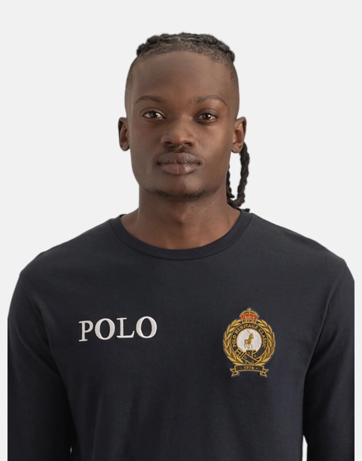 Polo Equestrian Long Sleeve Navy T-Shirt - Subwear
