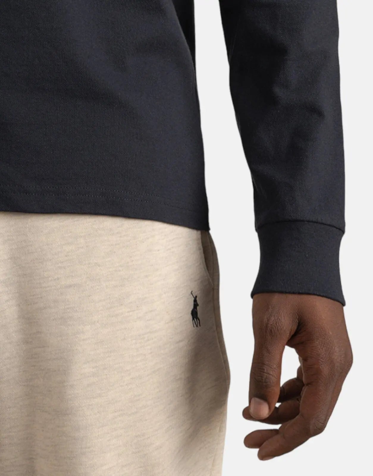 Polo Equestrian Long Sleeve Navy T-Shirt - Subwear