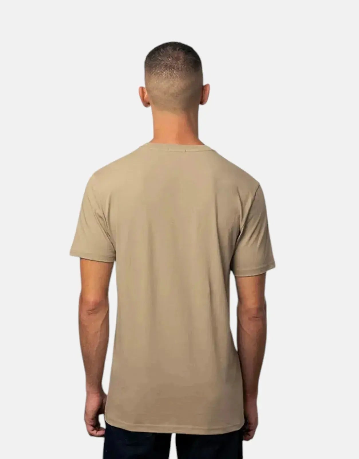 Polo Essential Crew Neck Taupe T-Shirt - Subwear