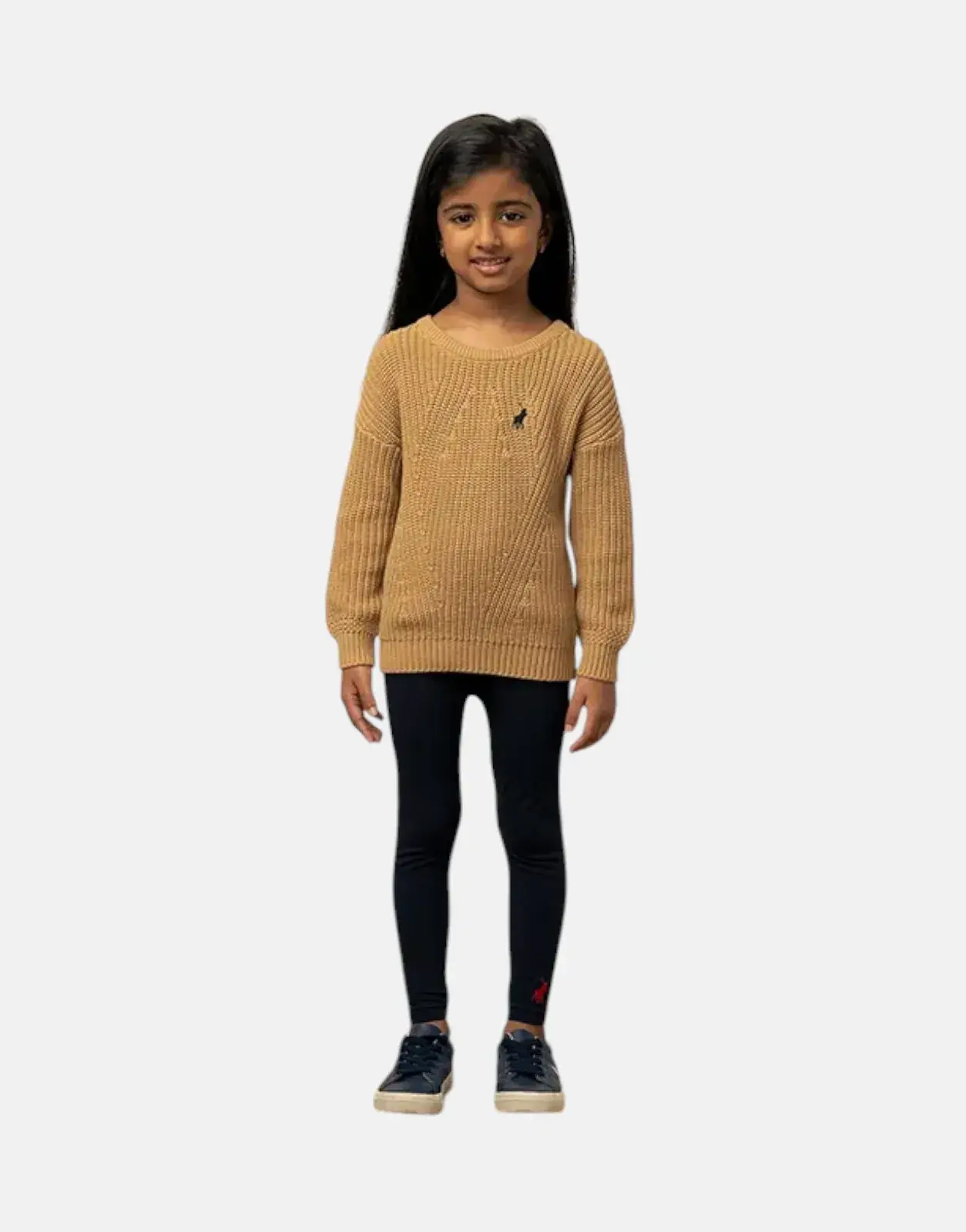 Polo Girls Alexis Knitted Stone Pullover - Subwear