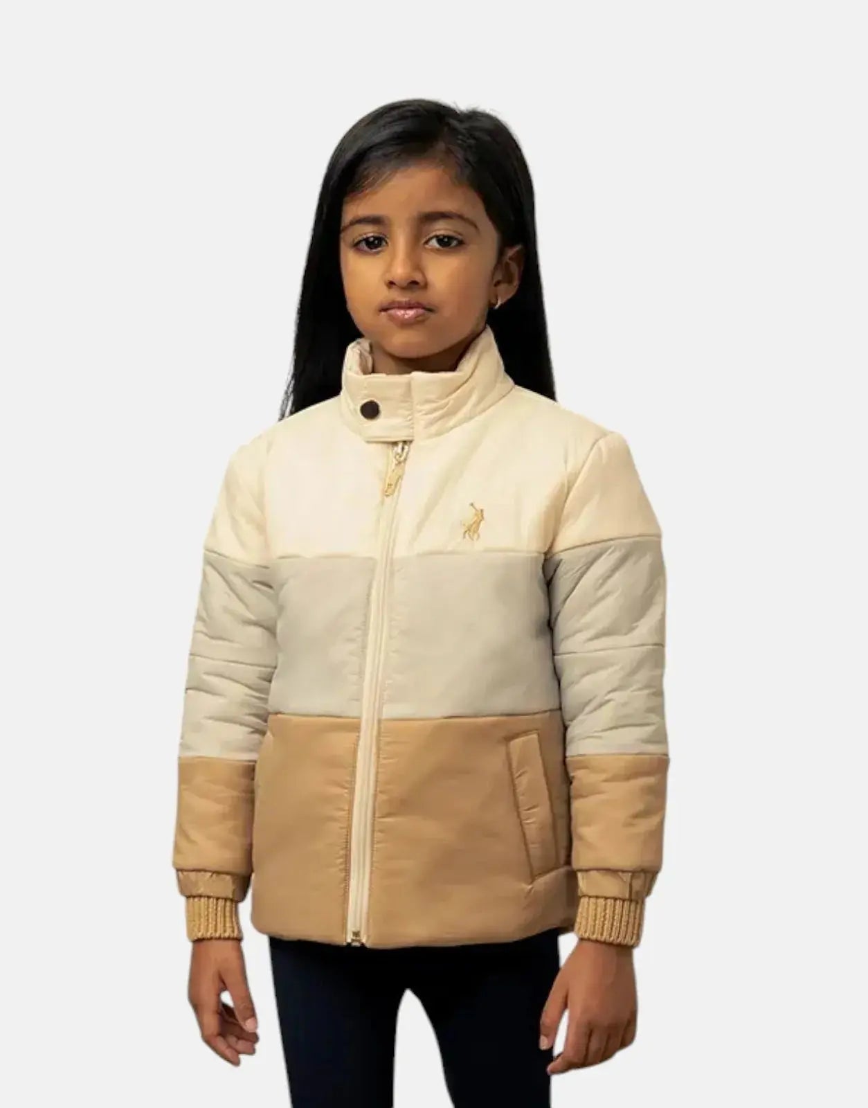 Polo Girls Bailey Colour Block Stone Puffer Jacket - Subwear