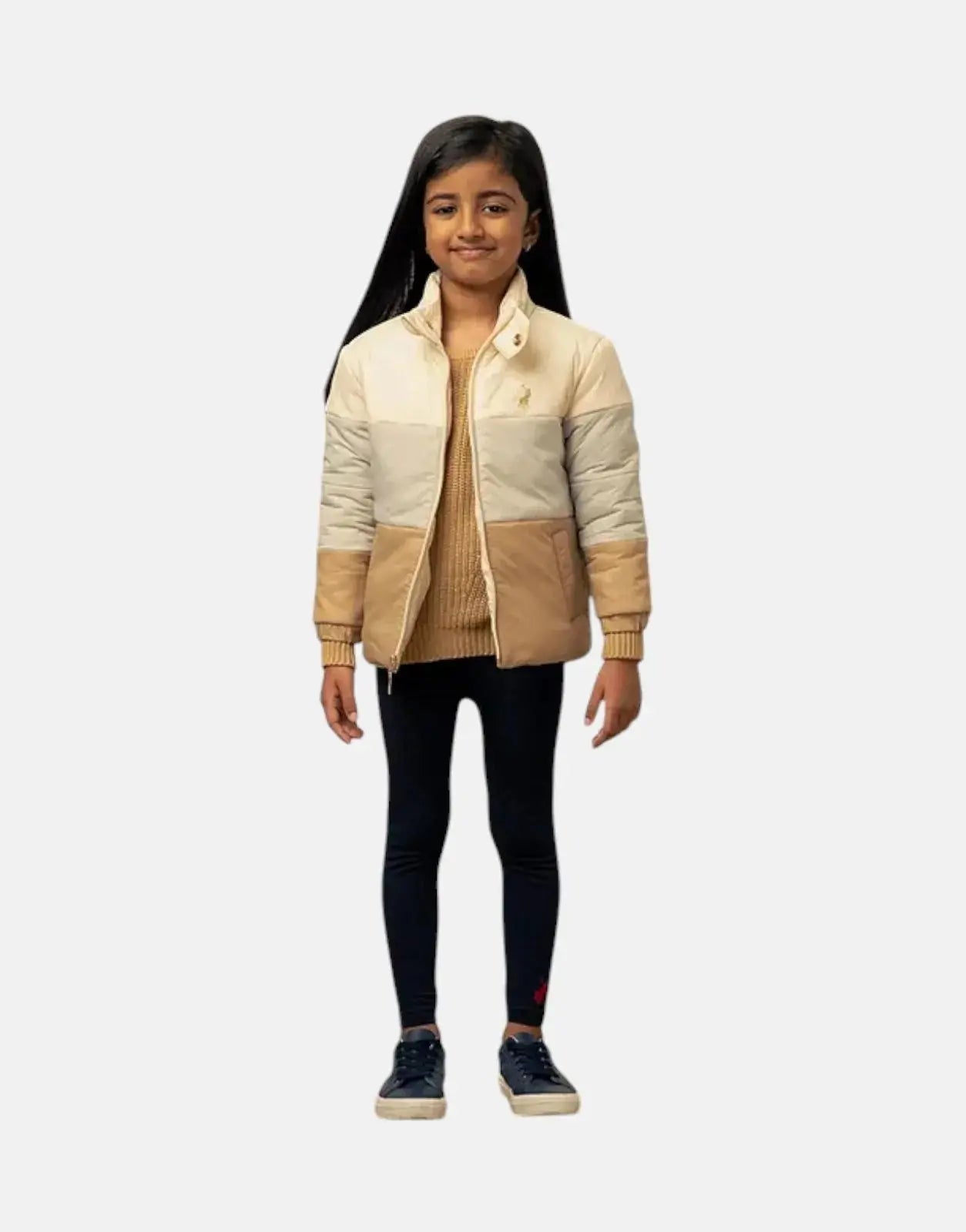 Polo Girls Bailey Colour Block Stone Puffer Jacket - Subwear