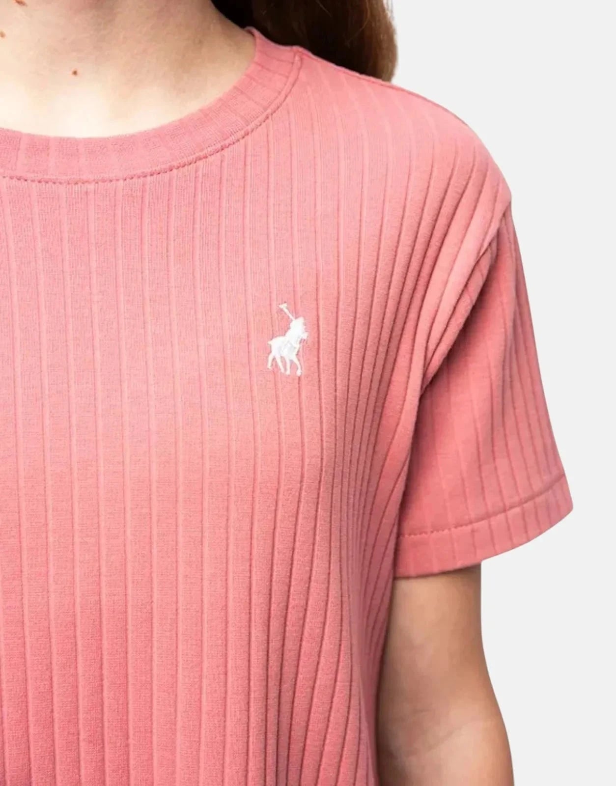 Polo Girls Gianna Rib Coral Dress - Subwear