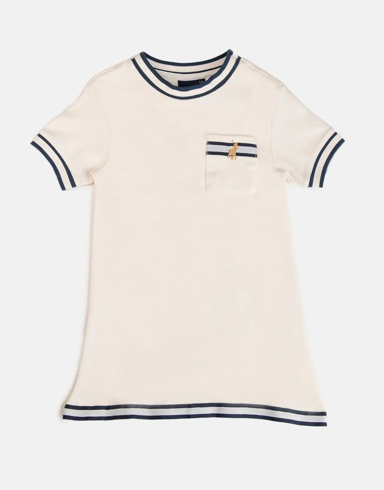 Polo Girls Lily Casual Off White Dress - Subwear