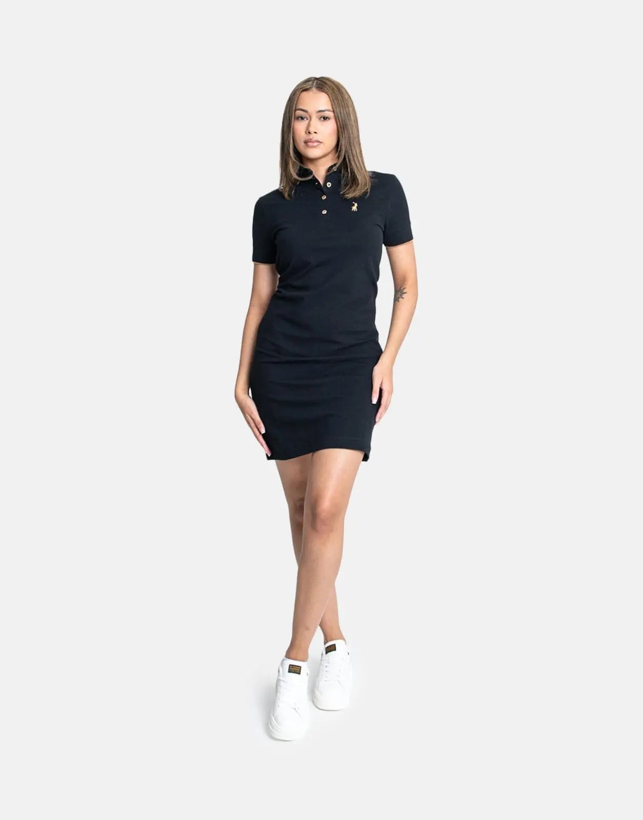 Polo Jenny Jacquard Black Golfer Dress - Subwear