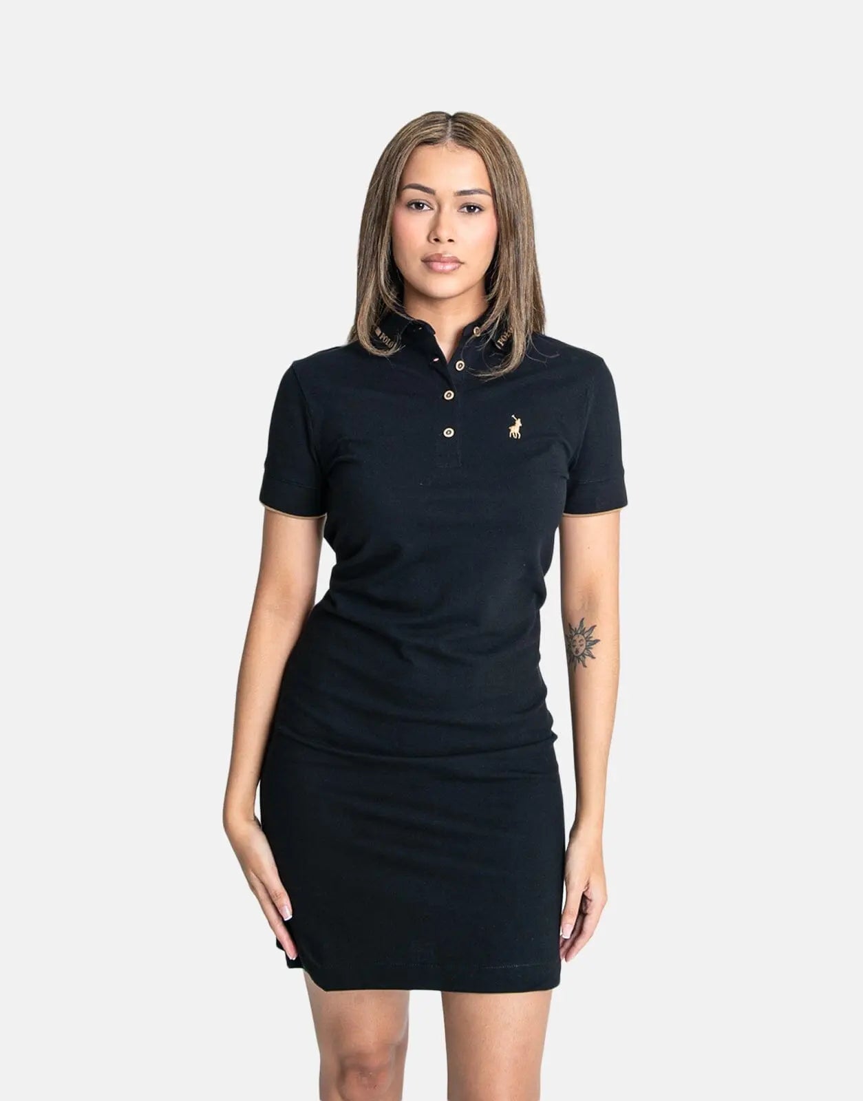 Polo Jenny Jacquard Black Golfer Dress - Subwear
