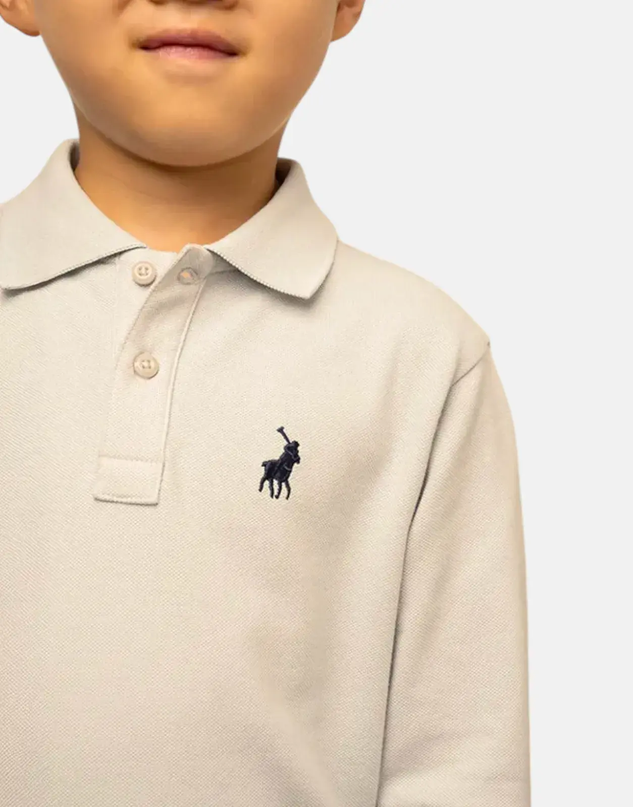 Polo Kids Robert LS Grey Polo Shirt - Subwear