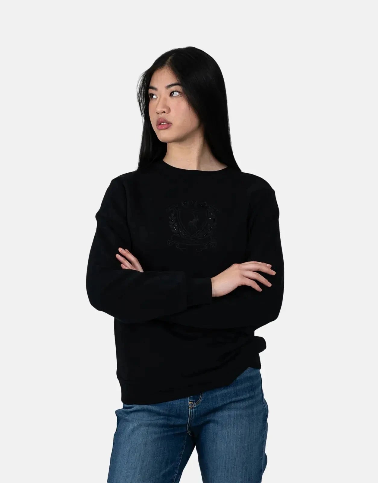 Polo Madison Embellished Black Sweatshirt - Subwear
