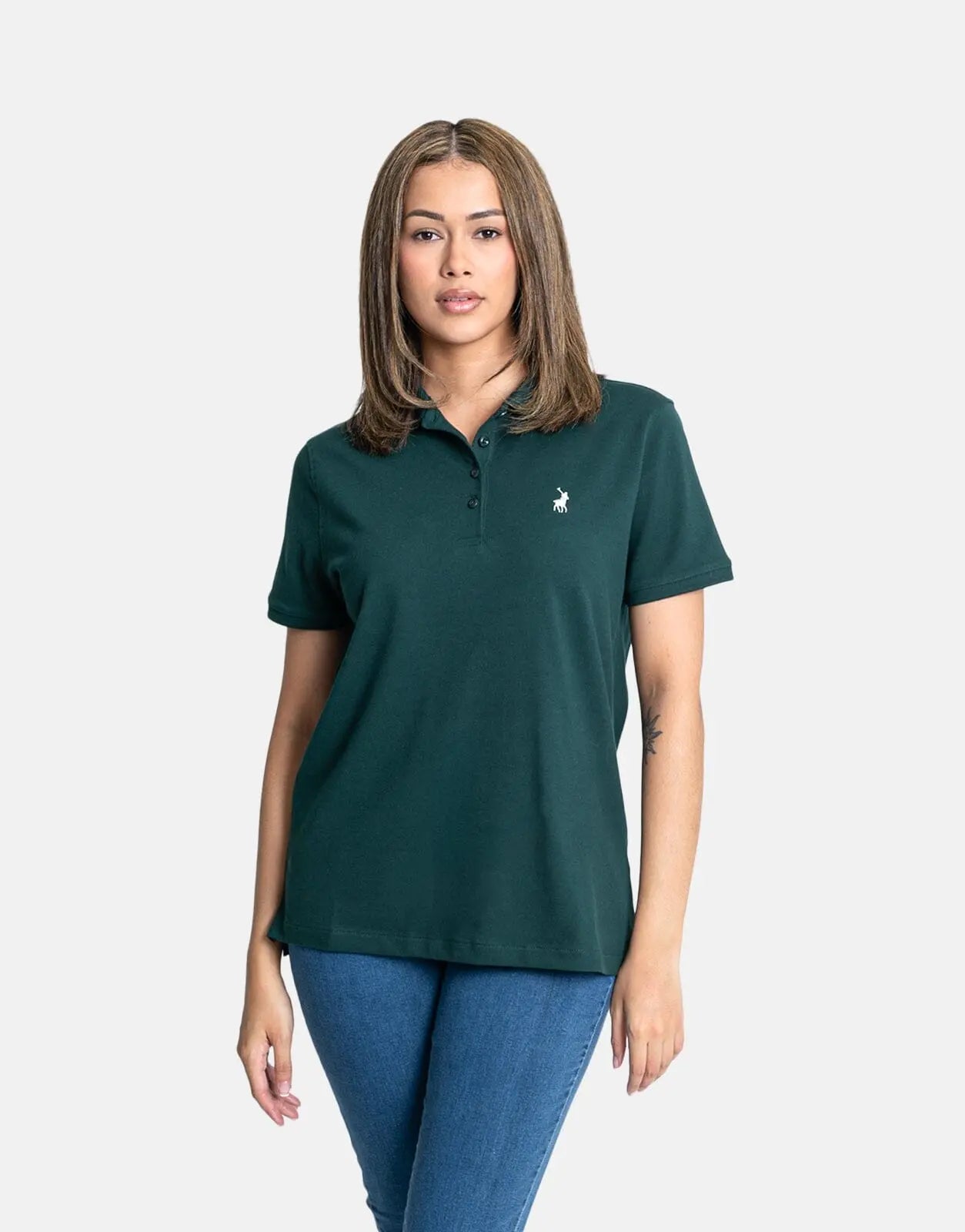 Polo Margot Bottle Green Golfer - Subwear