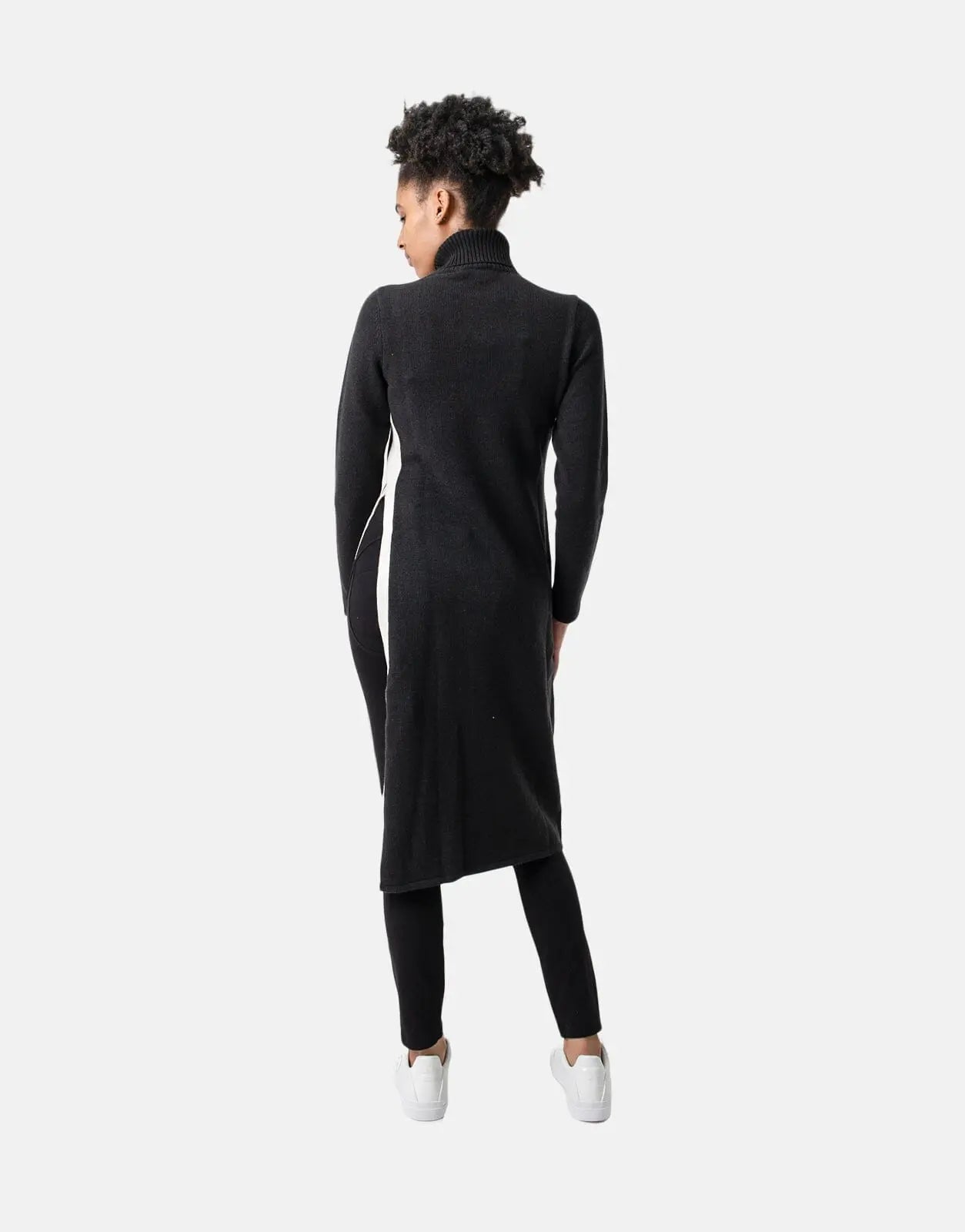 Polo Maya LS Black Knit Long Top - Subwear